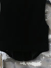 INTO THE EAST 25 Autumn and Winter Black Velvet Embroidered Button Vest ITE-E1DGAW052BL22VE-HEI Black